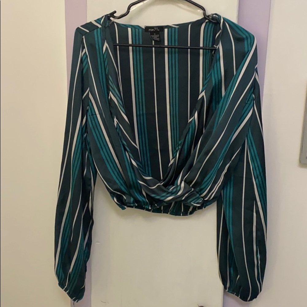 Striped long sleeve jazzy shirt